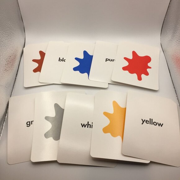 Set of 2 Learning Horizons Numbers Colors & Shapes in a Flash 50 Cards Visual - Picture 11 of 16